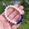 8mm Natural Moonstone & Lapis Lazuli Bracelet 8mm Natural Moonstone & Lapis Lazuli Bracelet