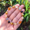 Multi Stone Bracelet , 8mm Natural Tiger Eye , Citrine , Labradorite & Amber Bracelet Multi Stone Bracelet , 8mm Natural Tiger Eye , Citrine , Labradorite & Amber Bracelet