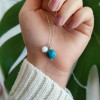 Multi Stone Pendant Turquoise & moonstone in One Pendant Multi Stone Pendant Turquoise & moonstone in One Pendant
