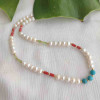 925 Silver Natural Red Coral Stone , Pearl , peridot & Turquoise stone Pendant 925 Silver Natural Red Coral Stone , Pearl , peridot & Turquoise stone Pendant