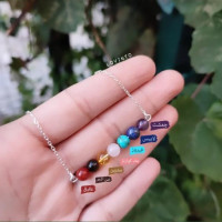 7 Doğal Taş Bir Kolyede