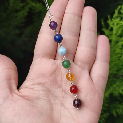 Multi Stone Pendant . chakra in One Pendant