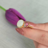 Multi Stone Ring , 925 Silver Pink Tourmaline & Moonstone Stone Ring - Free Size