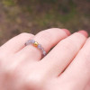 Tiny Rings Of Original Natural Stones Tiny Rings Of Original Natural Stones