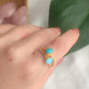 925 Silver Natural Turquoise Stone Ring 925 Silver Natural Turquoise Stone Ring