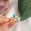 925 Silver Natural Turquoise Stone Ring 925 Silver Natural Turquoise Stone Ring