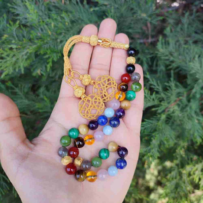 Multistone Rosary - Multi Gemstone Rosary