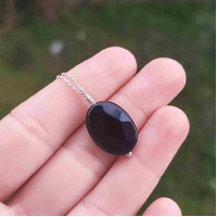 925 Silver Black Onyx Pendant