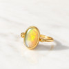 925 Silver Rare Opal Stone Ring