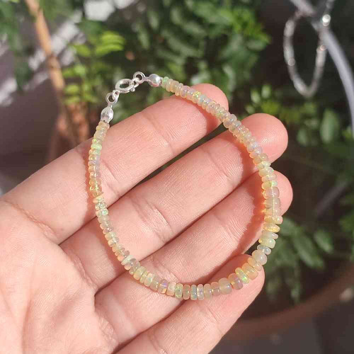 925 Silver Rare Fire Opal Bracelet 925 Silver Rare Fire Opal Bracelet