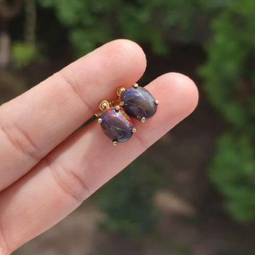 925 Silver Rare Fire Opal Earring 925 Silver Rare Fire Opal Earring