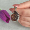 Ammonite Fossil Stone Pendant Ammonite Fossil Stone Pendant