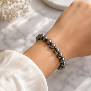 Natural pyrite bracelets