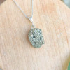 925 Silver Natural pyrite Pendant