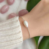 925 Sterling Silver White Pearl Bracelet