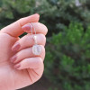 925 Silver Natural Pernhite Stone Pendant 