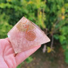 Rose Quartz Energy Healing Orgone Pyramid Rose Quartz Energy Healing Orgone Pyramid
