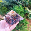 Multicolored Tourmaline Energy Healing Orgone Pyramid Multicolored Tourmaline Energy Healing Orgone Pyramid
