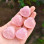 Natural Rose Quartz Heart Shape