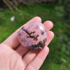 Natural Rhodonite Stone - Heart Shape Natural Rhodonite Stone - Heart Shape