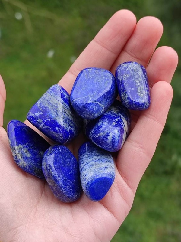 Lapis Lazuli Doğal Taş Tamburlanmış Parça