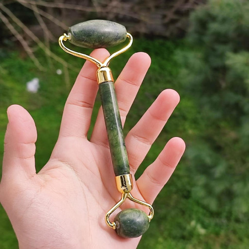 Natural Canadian Jade Roller Natural Canadian Jade Roller