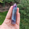 Natural Fluorite Stone Tower,