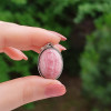 925 Silver Natural Rhodochrosite Stone Pendant