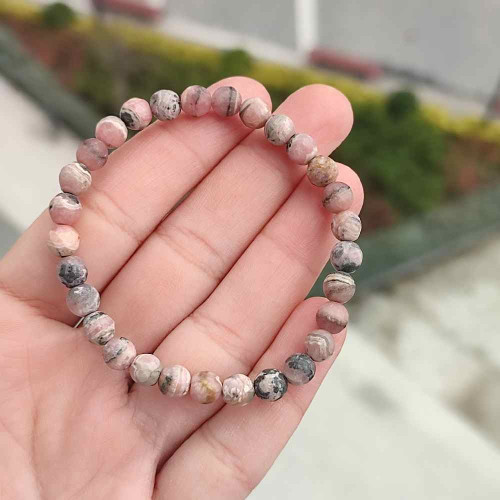 6mm Natural rhodochrosite Bracelet 6mm Natural rhodochrosite Bracelet