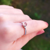 925 Silver Pink Tourmaline Ring 925 Silver Pink Tourmaline Ring