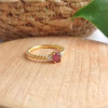 925 Sterling Silver Rhodonite Stone Ring 925 Sterling Silver Rhodonite Stone Ring