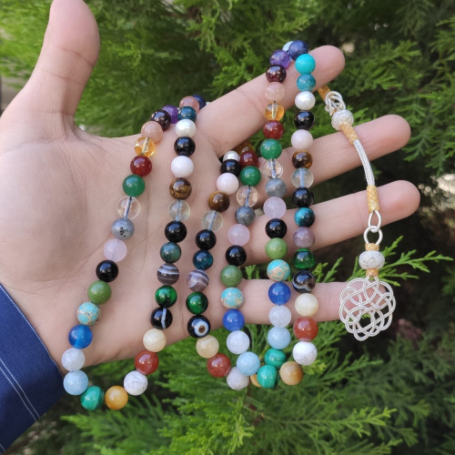 Multistone Rosary - Multi Gemstone Rosary Multistone Rosary - Multi Gemstone Rosary
