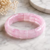 Pembe kuvars Taşi Bileklik