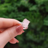 925 Silver Natural Rose Quartz Stone Ring