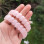 Natural Rose Quartz Stone Bracelet - Special Cut