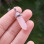 Natural Rose Quartz Stone Pendant