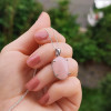 925 Silver Natural Rose Quartz Stone Pendant