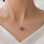 925 Silver Natural Red Ruby Stone Pendant