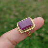 925 Silver Natural Red Ruby Stone Ring