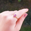 925 Silver Natural Red Ruby Stone Ring