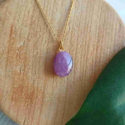 925 Silver Natural Red Ruby Stone Pendant