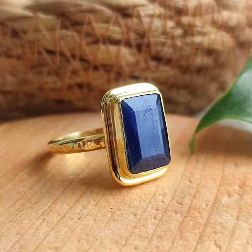 925 Sterling Silver Blue Sapphire stone Ring 925 Sterling Silver Blue Sapphire stone Ring