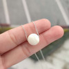 925 Silver Natural shell Pendant - Natural Shape 925 Silver Natural shell Pendant - Natural Shape