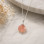 925 Sterling Silver Sun stone Pendant