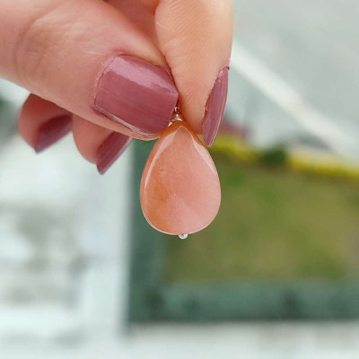 925 Sterling Silver Sun stone Pendant