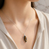 925 Silver Natural Tiger Eye Stone Pendant