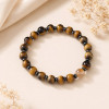 Multi Stone Bracelet , Tiger Eye , Hematite & citrin Bracelet