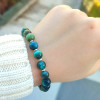 8mm Natural Blue Tiger Eye Stone Bracelet 8mm Natural Blue Tiger Eye Stone Bracelet