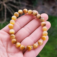 8mm Natural Tiger Eye Stone Bracelet