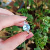 925 Silver Blue Topaz Stone Ring